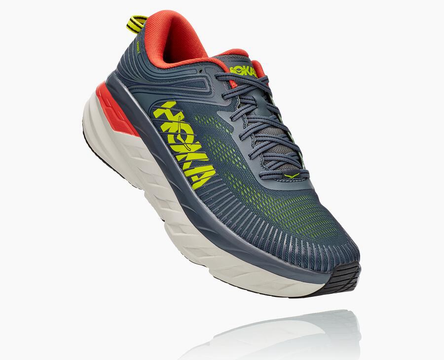 Hoka One One Koşu Ayakkabısı Erkek Lacivert - Bondi 7 - GP9756028